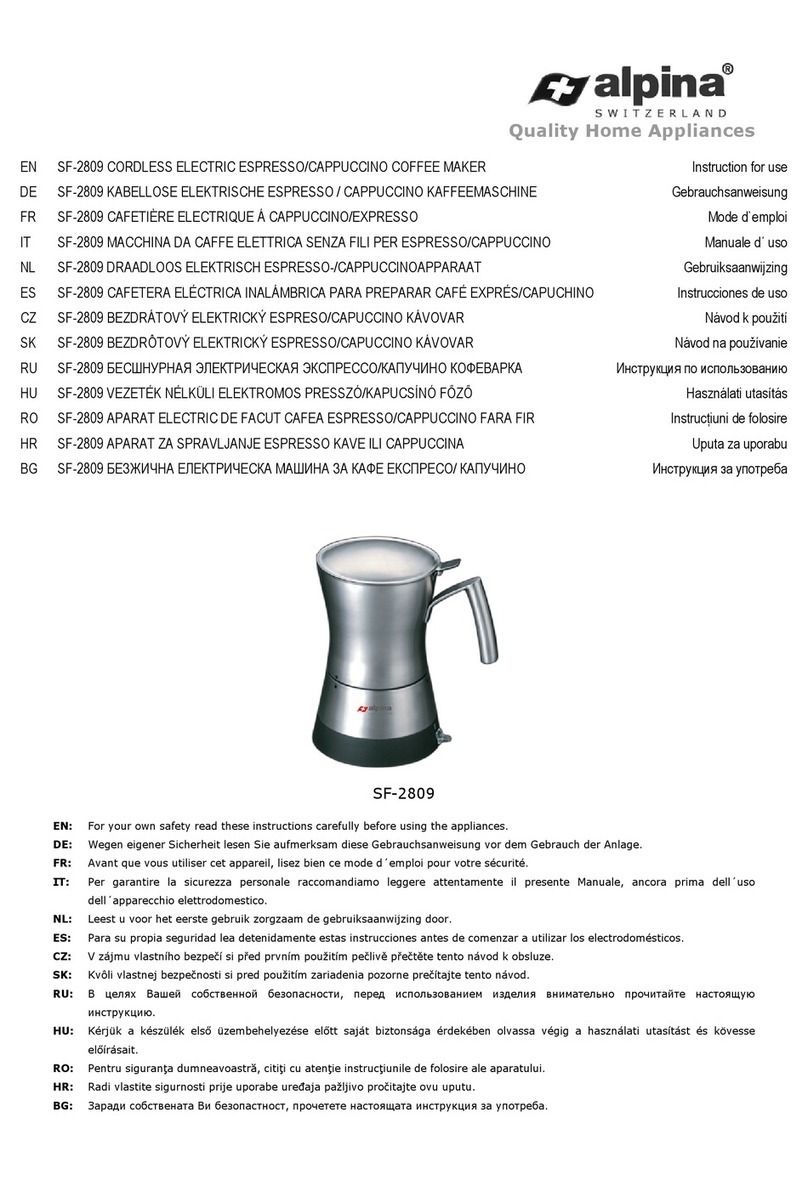 Alpina SF-2809 User manual