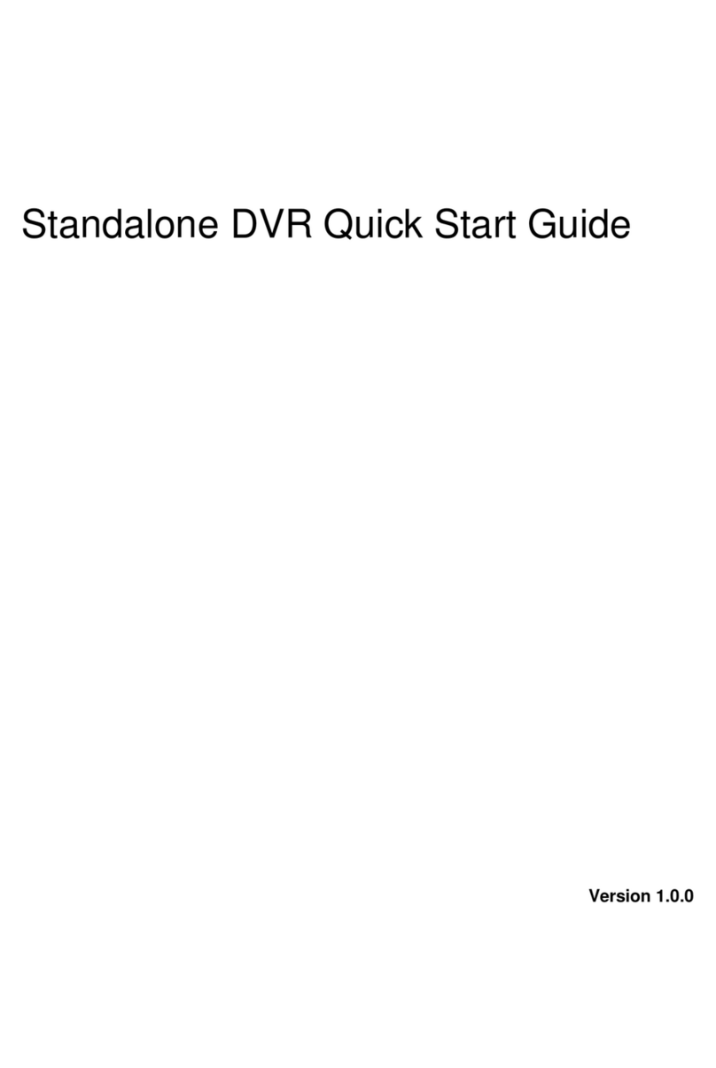 Inaxsys Standalone DVR User manual