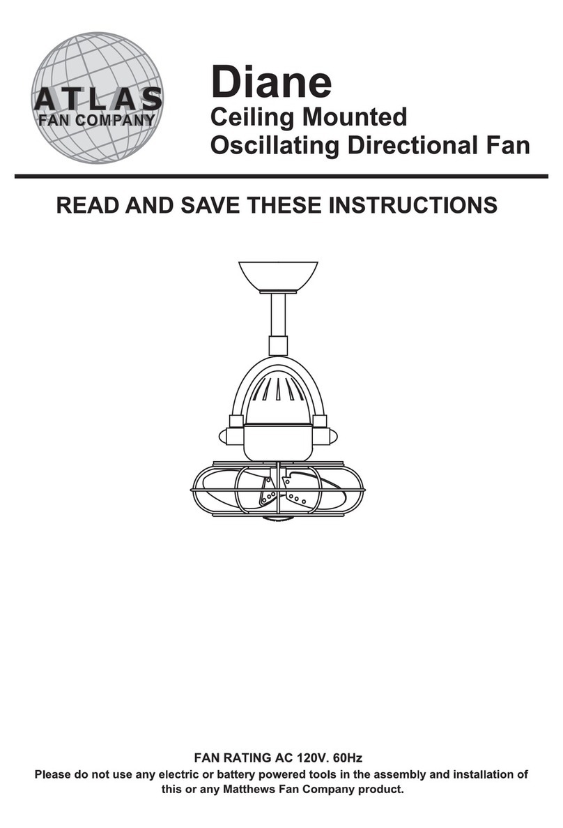 Atlas fan company DIANE instructions Atlas fan company DIANE instructions