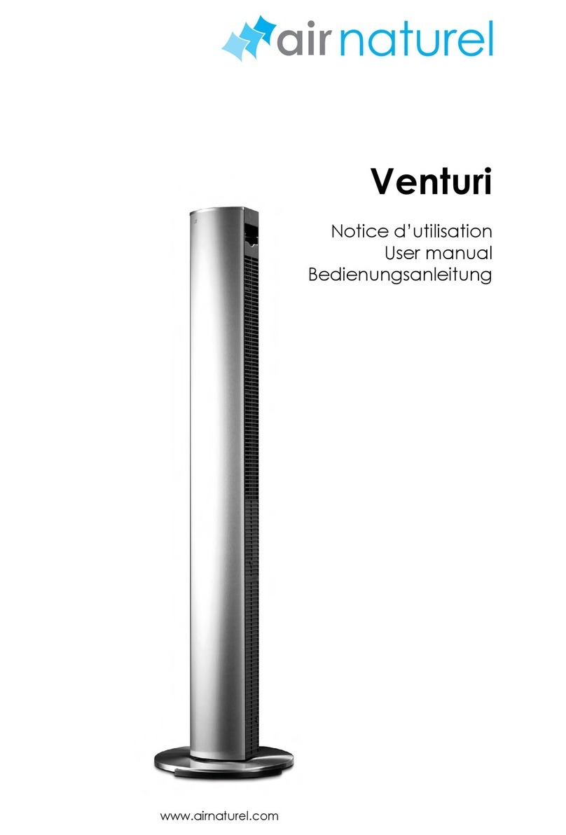 Air Naturel VENTURI user manual