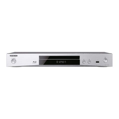 Onkyo BD-SP353 Operating instructions manual