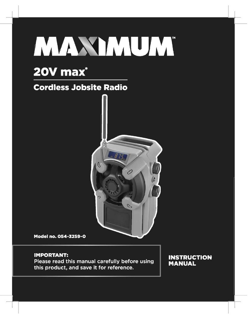 Maximum 054-3259-0 instruction manual