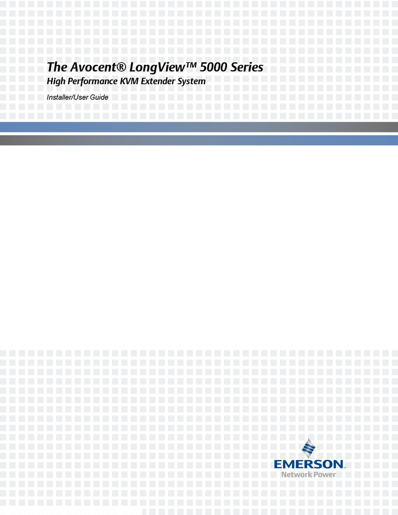 Avocent LongView 5000 series Installation and maintenance instructions
