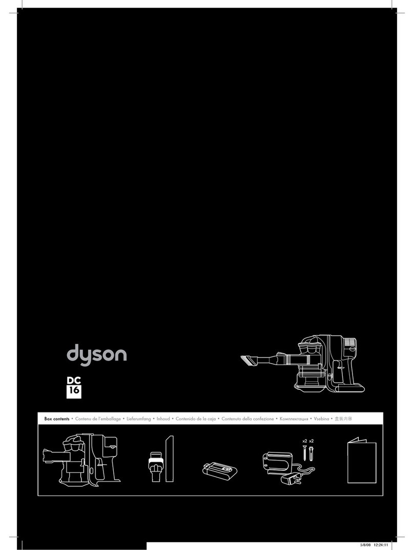 Dyson DC 16 User manual Dyson DC 16 User manual