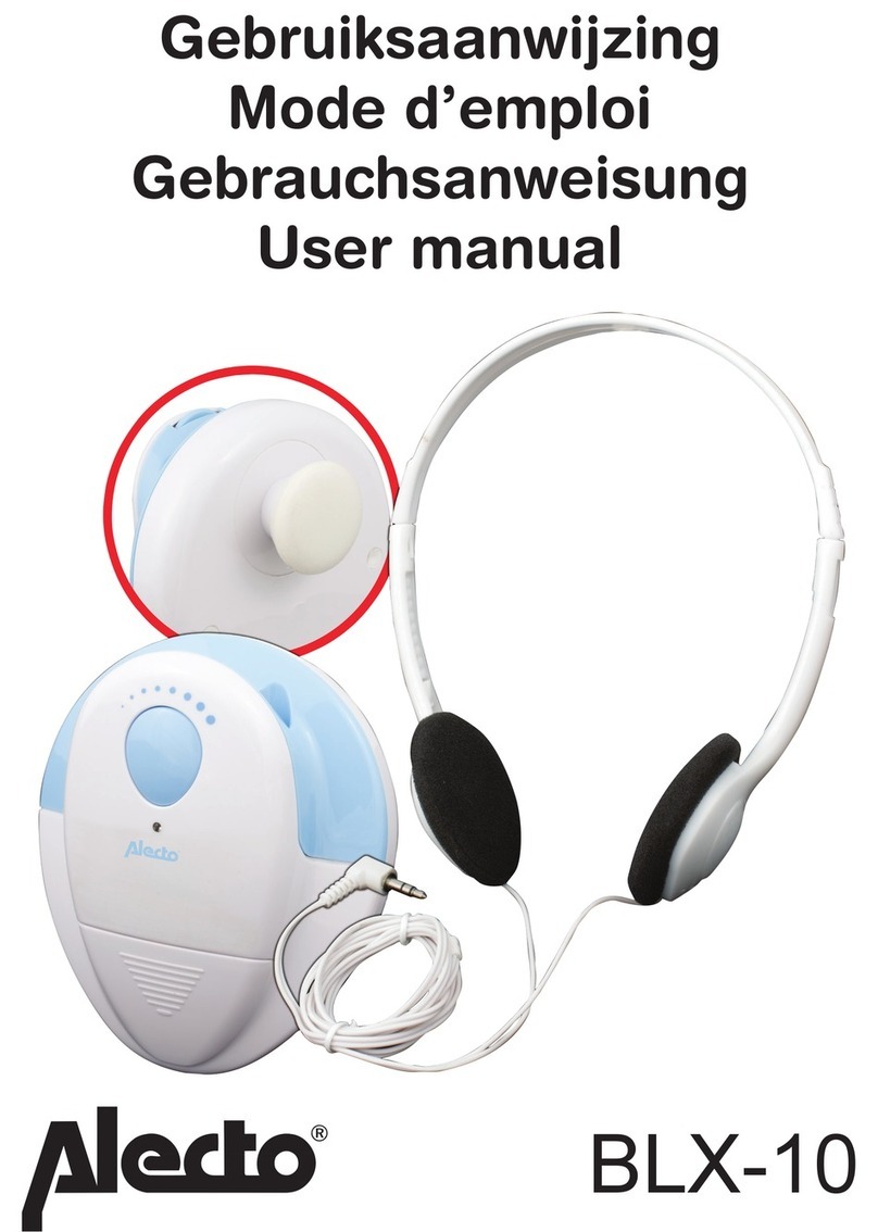 Alecto BLX-10 user manual