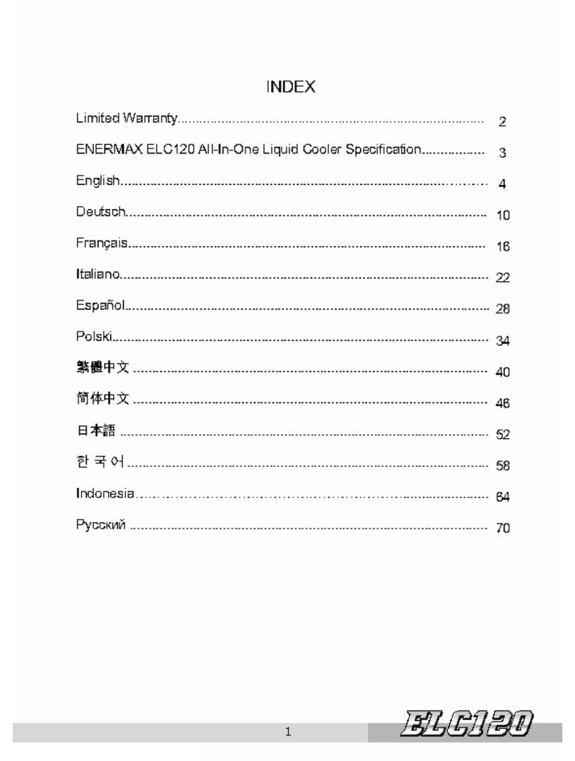 ENERMAX ELC120 User manual