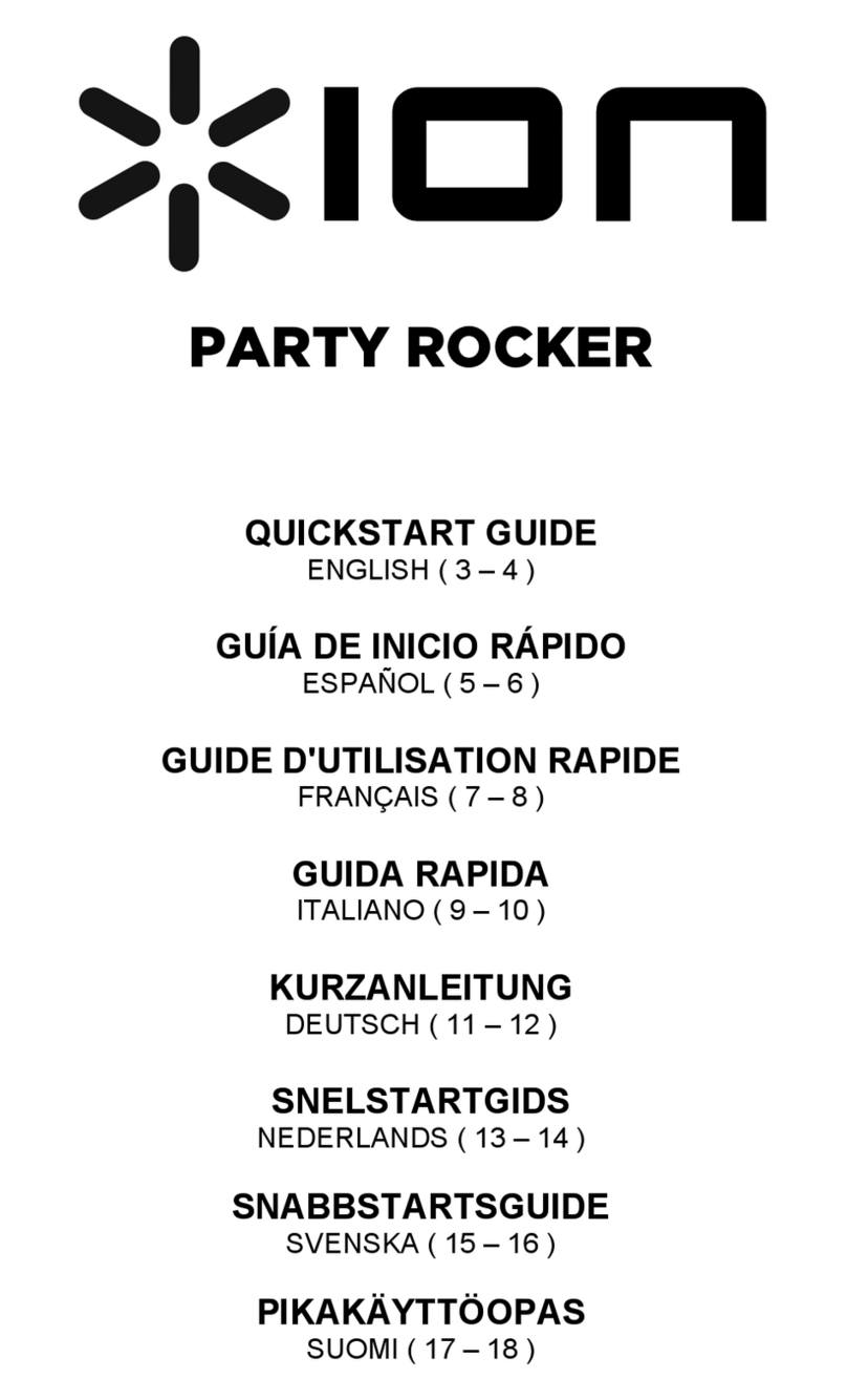 ION PARTY ROCKER User manual ION PARTY ROCKER User manual