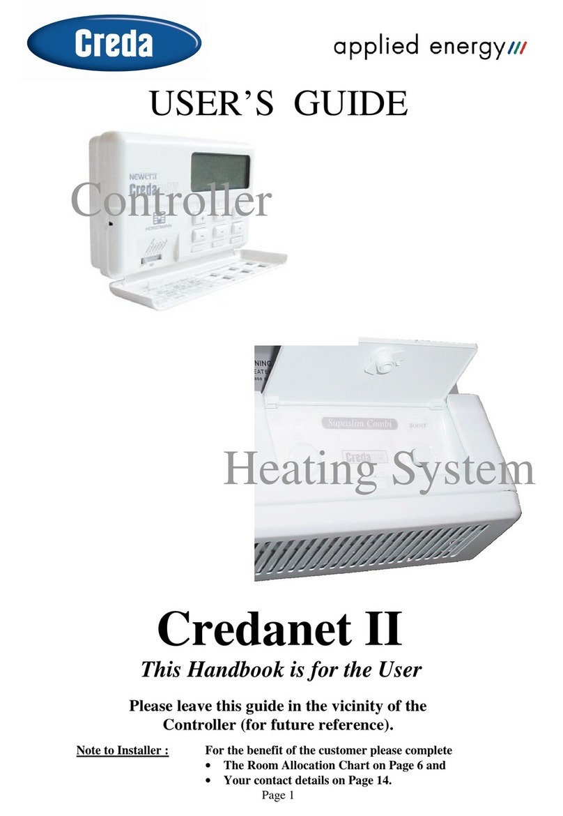 Creda Credanet II user guide