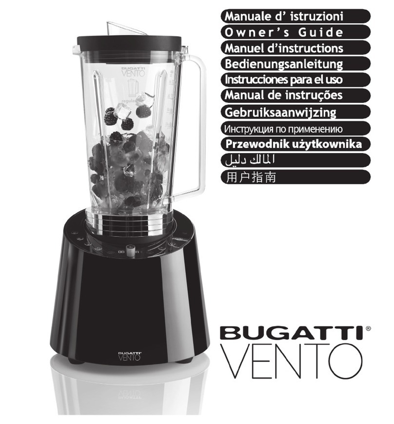 Bugatti Vento User manual