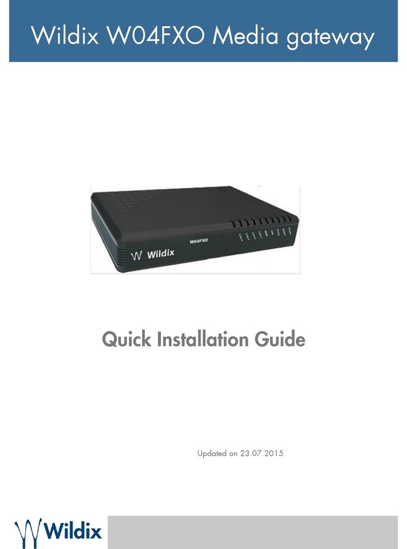 Wildix W04FXO User manual