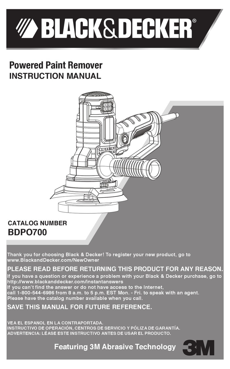Black & Decker BDPO700 instruction manual