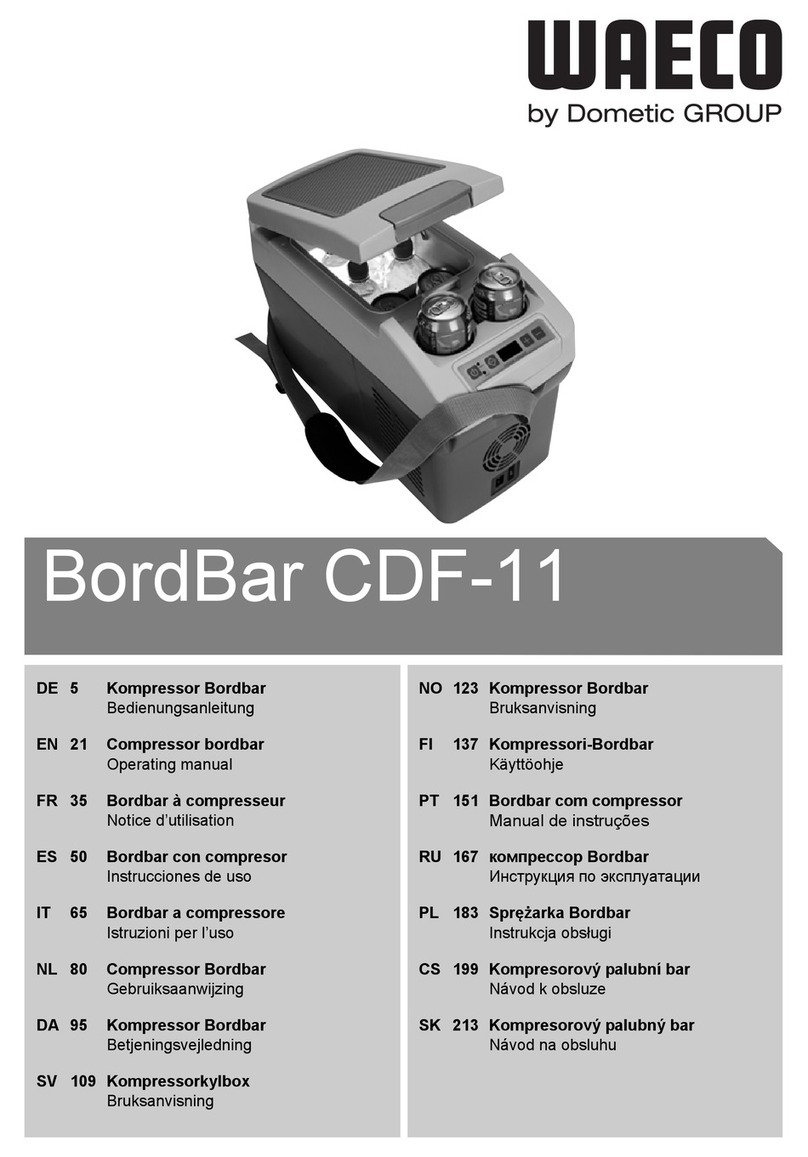 Waeco Bordbar CDF-11 operating manual