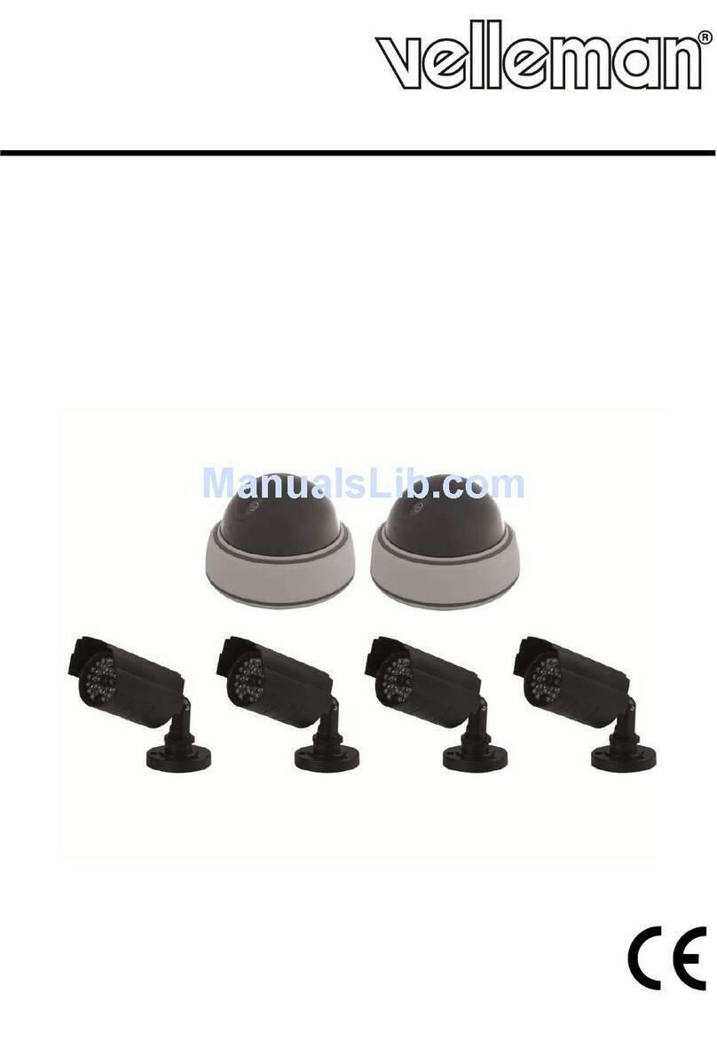Velleman CAMD13 user manual