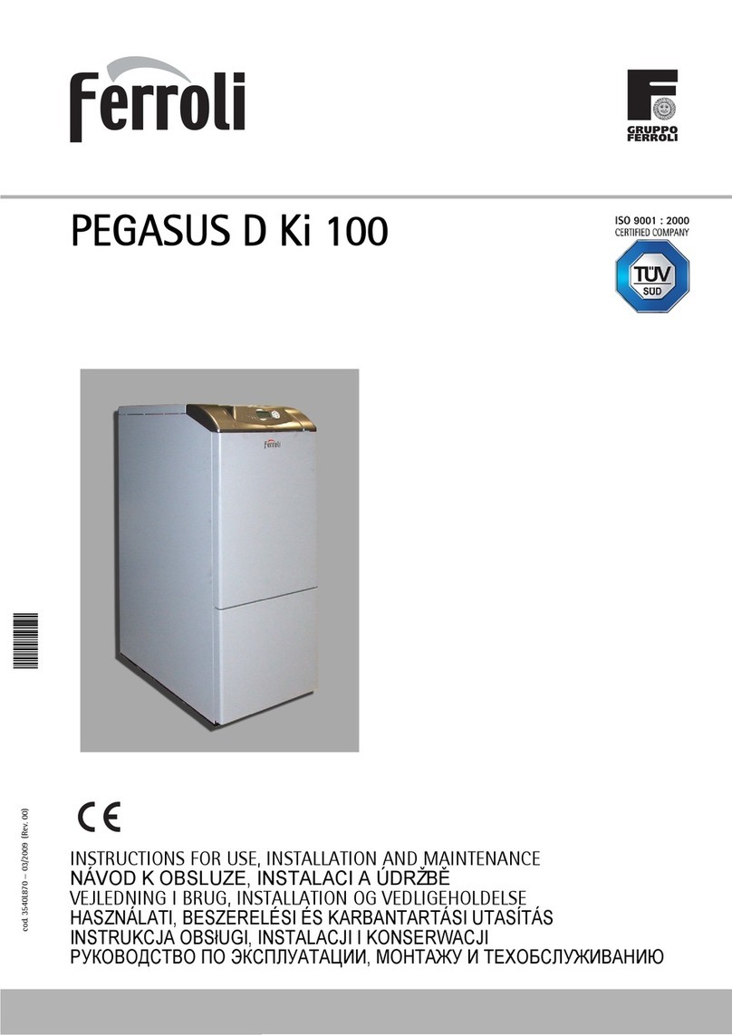 Ferroli PEGASUS D Ki 100 User manual Ferroli PEGASUS D Ki 100 User manual