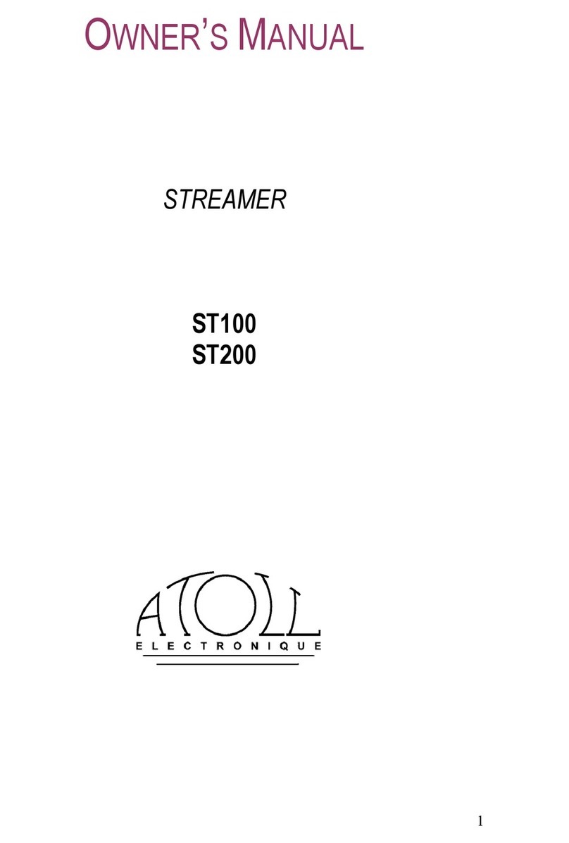Atoll ST100 User manual
