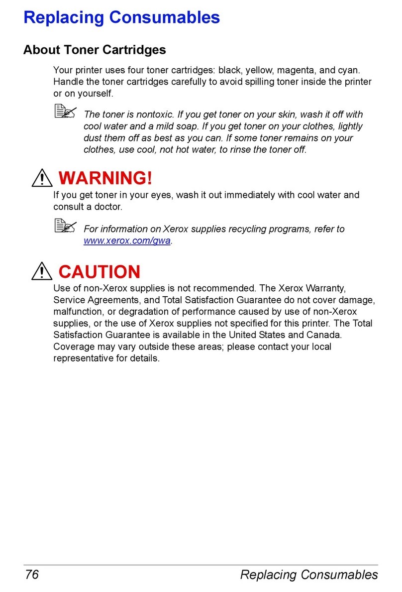Xerox Phaser 6120 Operating and safety instructions Xerox Phaser 6120 Operating and safety instructions