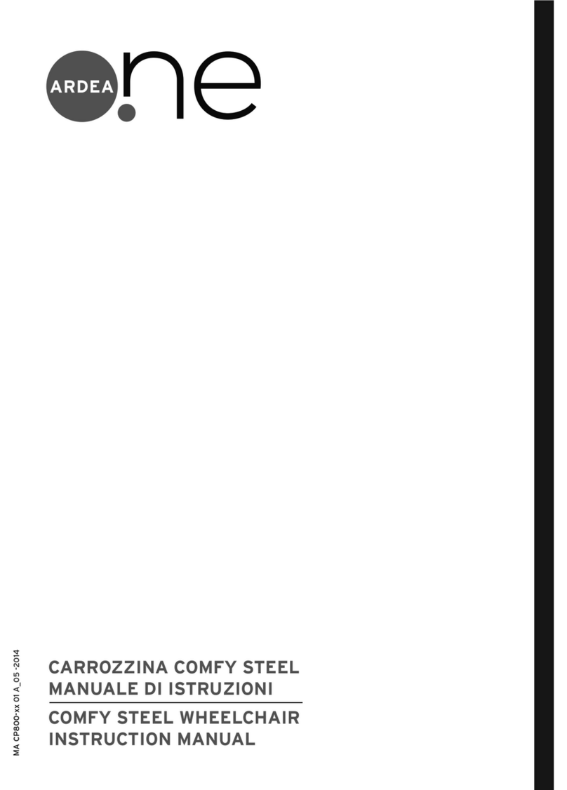 ARDEA ONE COMFY STEEL CP800-40 User manual