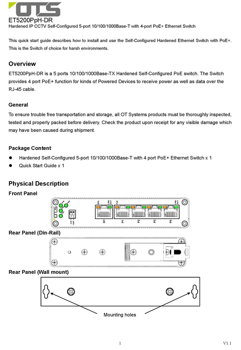 OTS ET5200PpH-DR user manual