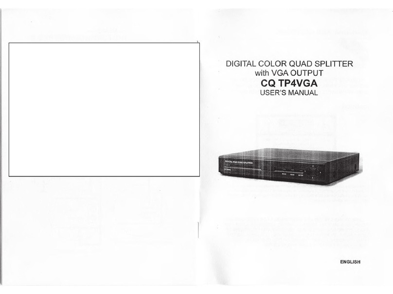 Wing & Sons CQ TP4VGA user manual