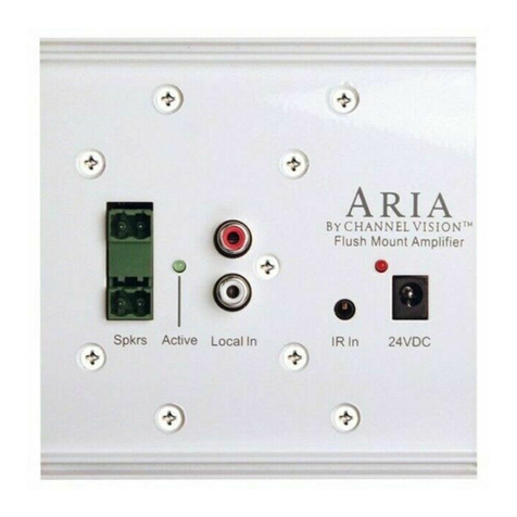 Channel Vision Aria A0350 instructions