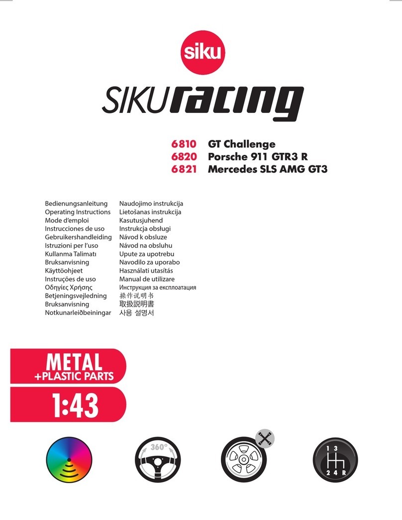Siku 6810 GT Challenge User manual