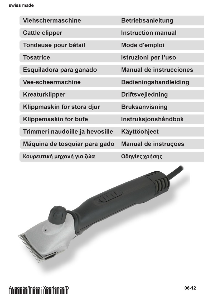 Heiniger Xperience User manual