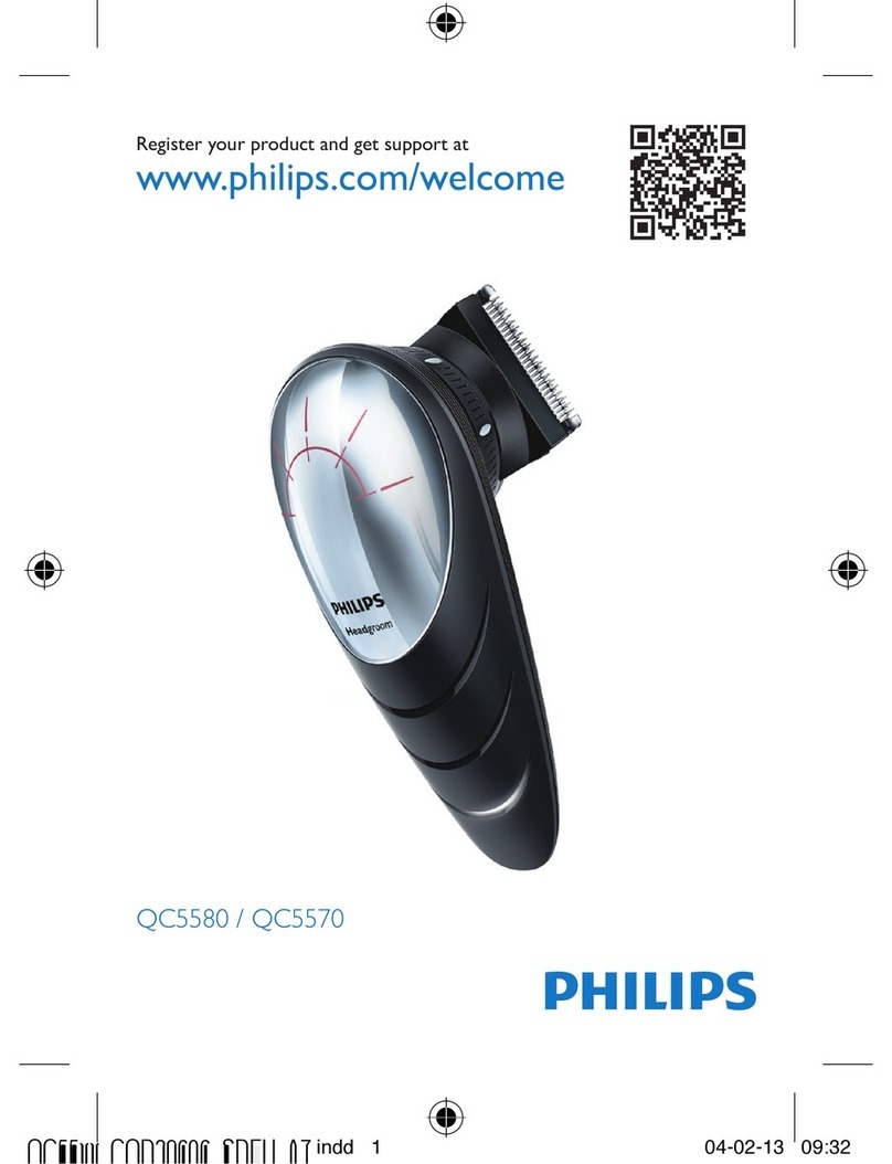 Philips Norelco QC5580 user manual