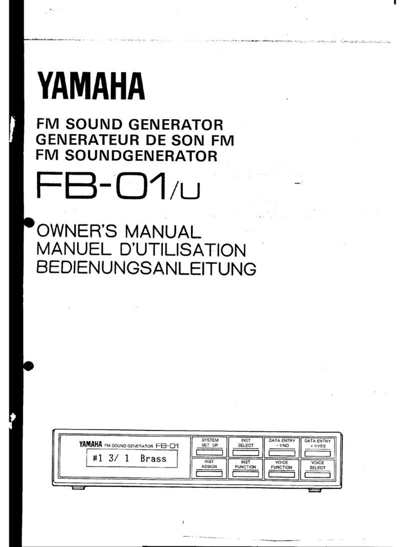 Yamaha FB-01/U User manual