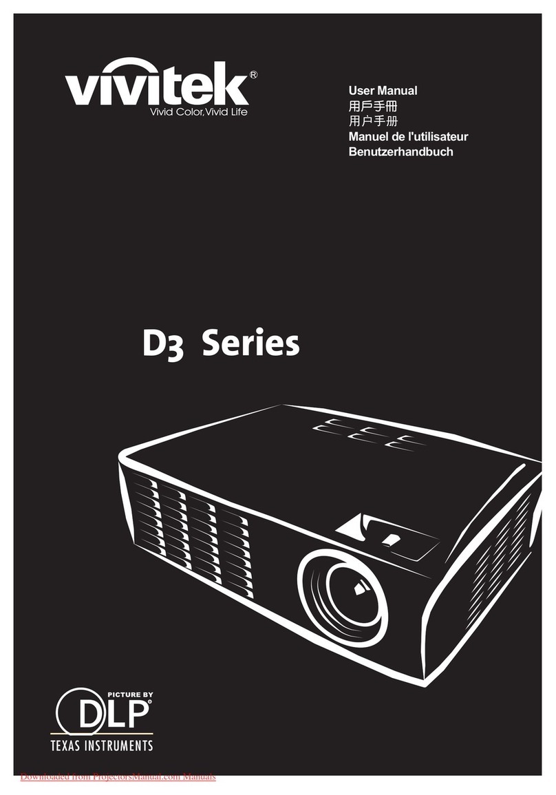 Vivitek D3 Series User manual