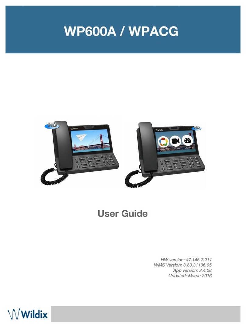 Wildix WP600A User manual