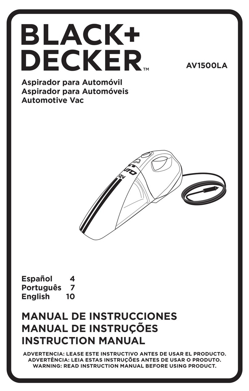 Black & Decker AV1500LA User manual