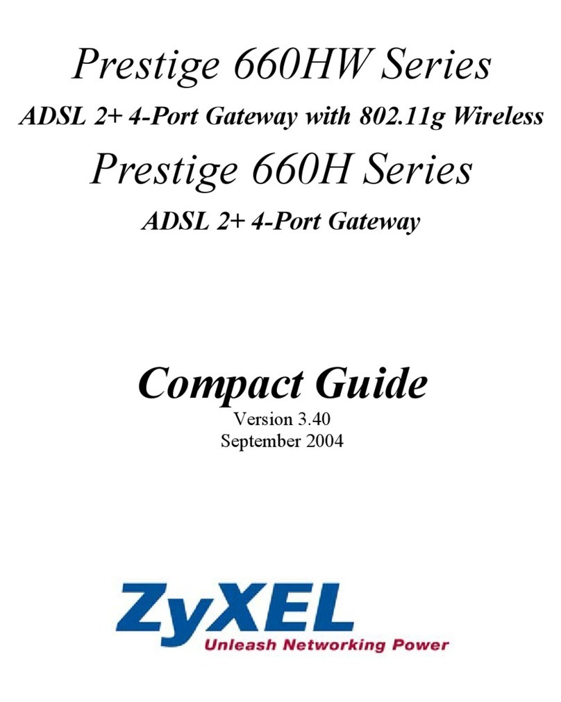 ZyXEL Communications P-660HW Series Installation instructions