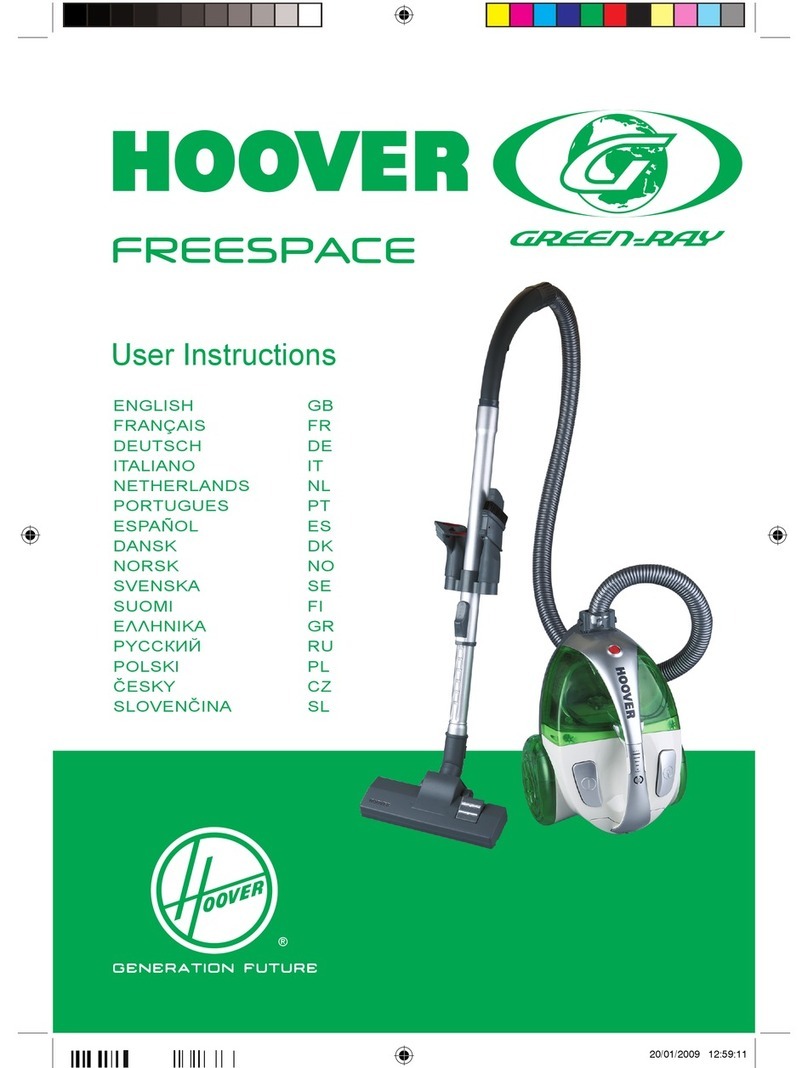 Hoover FREESPACE User manual