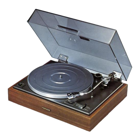 Pioneer PL-12E PV User manual