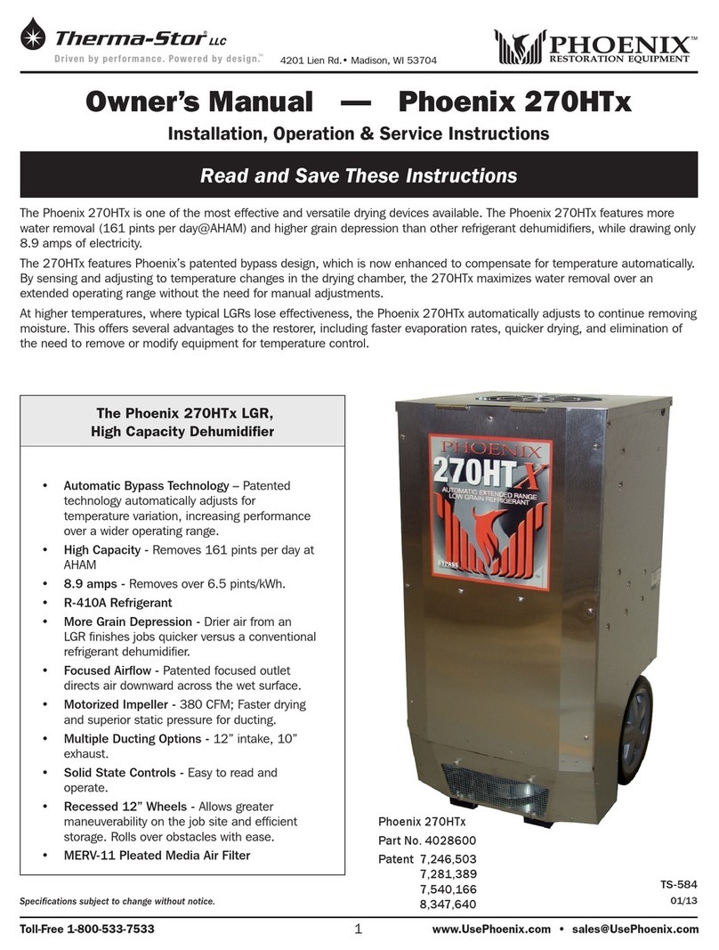 thermastor 4028600 Installation, operation and service instructions