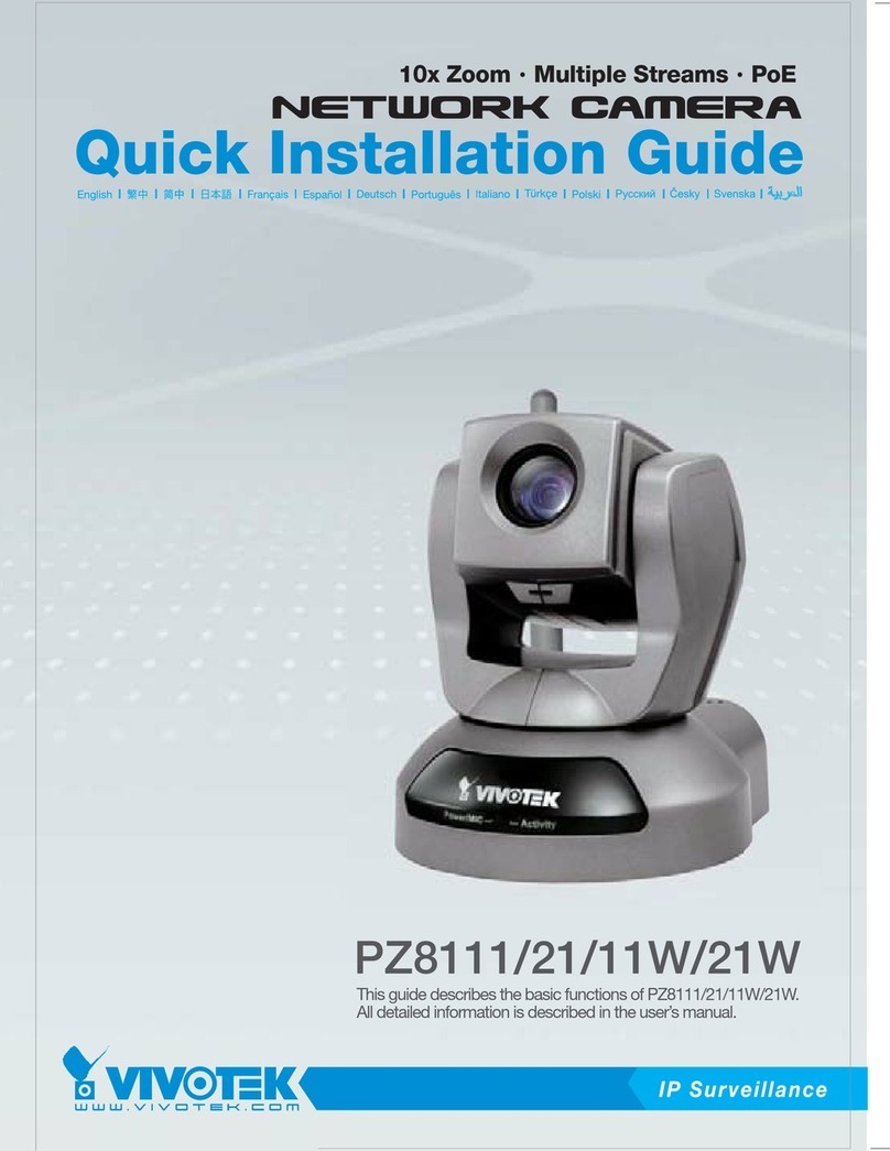 Vivotek PZ8111 User manual