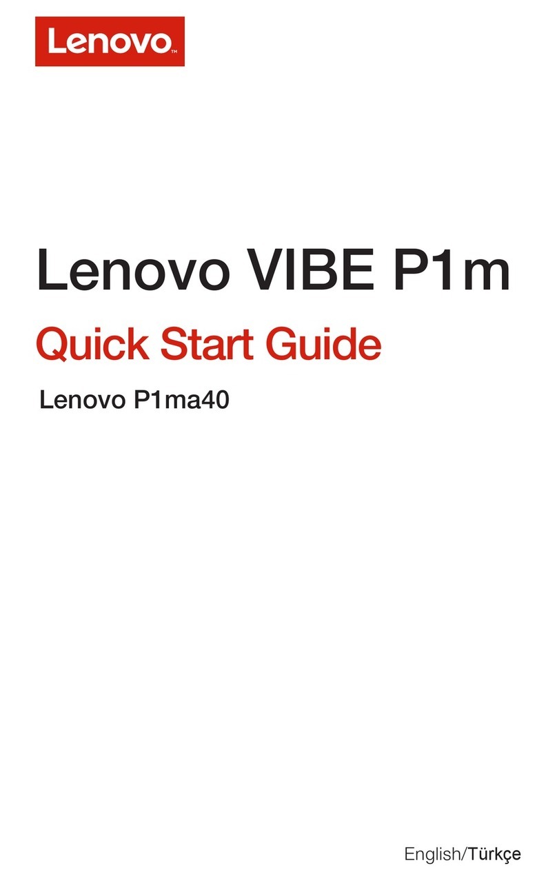 Lenovo VIBE P1m SERIES User manual Lenovo VIBE P1m SERIES User manual