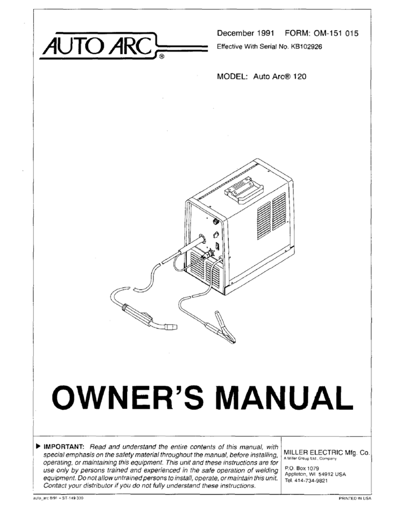 AUTO ARC 120 User manual AUTO ARC 120 User manual