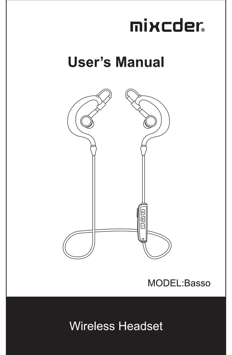 Mixcder Basso User manual