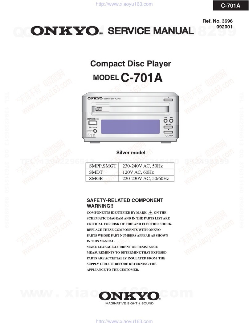 Onkyo C-701A User manual