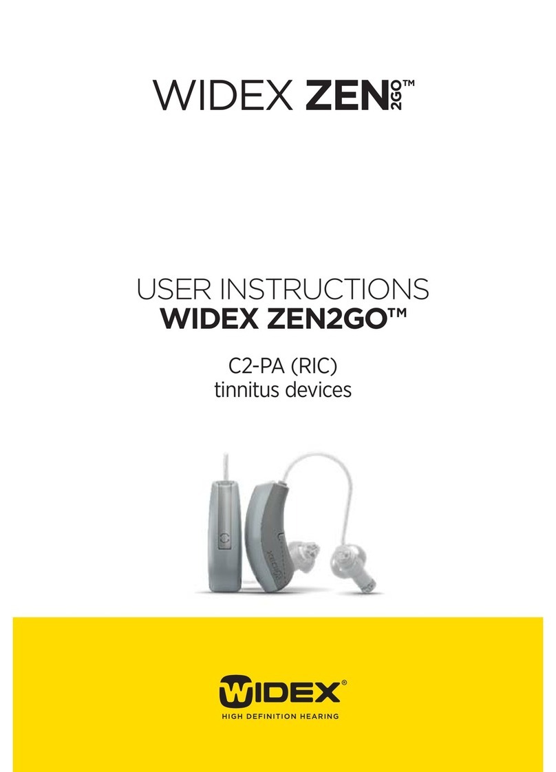 Widex ZEN2GO C2-PA (RIC) User manual Widex ZEN2GO C2-PA (RIC) User manual