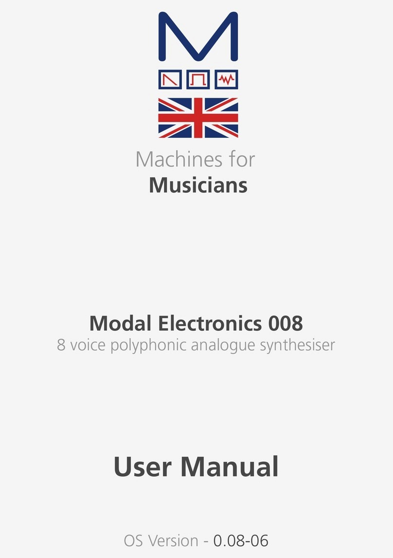 Modal Electronics 8 User manual