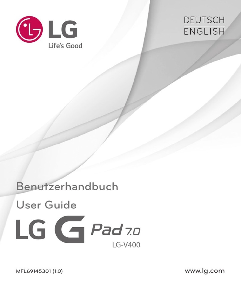 LG G Pad 7.0 V400 User manual