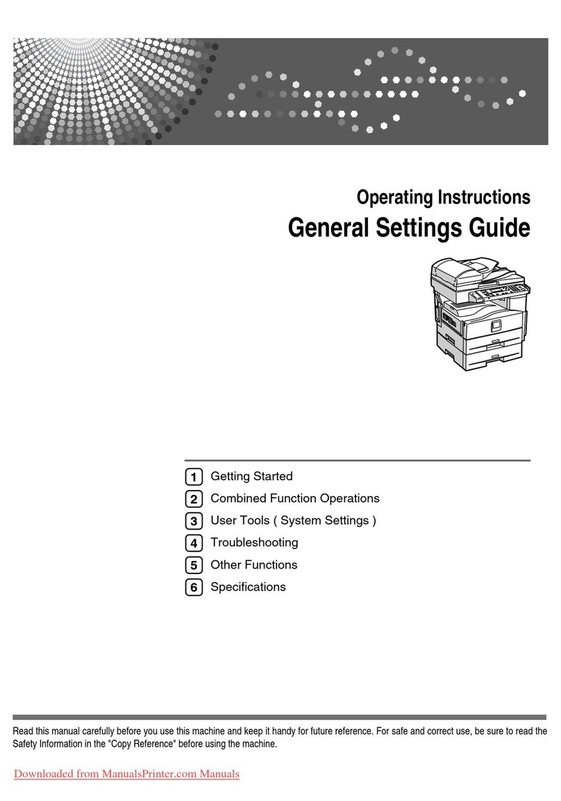 Gestetner mp161spf User manual