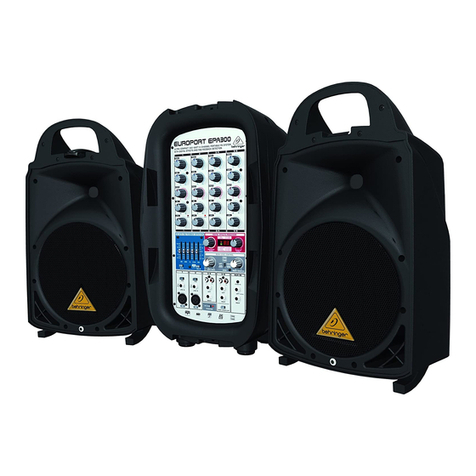 Behringer EUROPORT EPA300 User manual