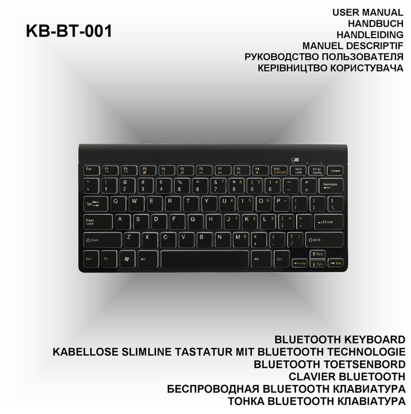 MAXXTER KB-BT-001 user manual