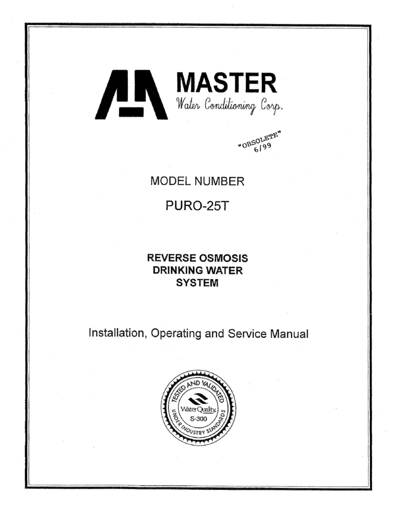 Master PURO-25T Installation, operation and service manual