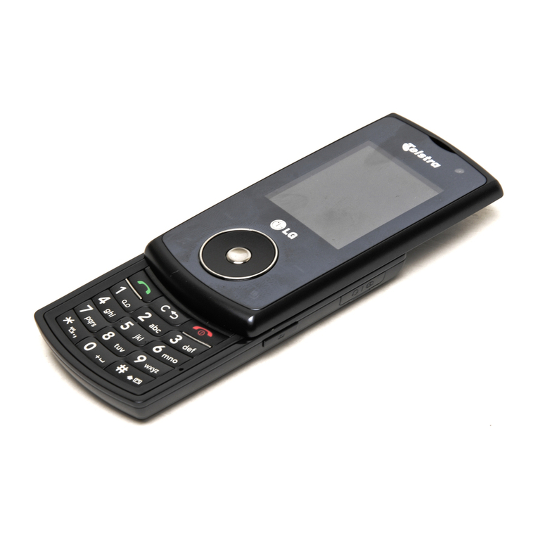 LG KF390 User manual