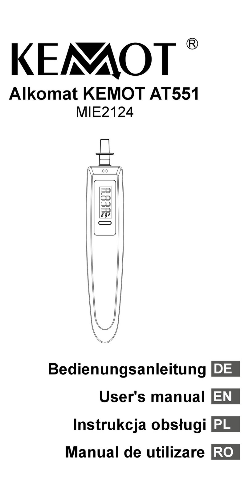 Kemot Alkomat AT551 MIE2124 user manual