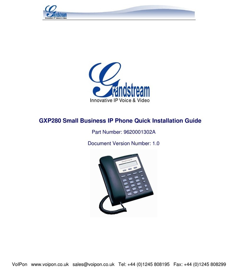 Grandstream Networks GXP-280 User manual